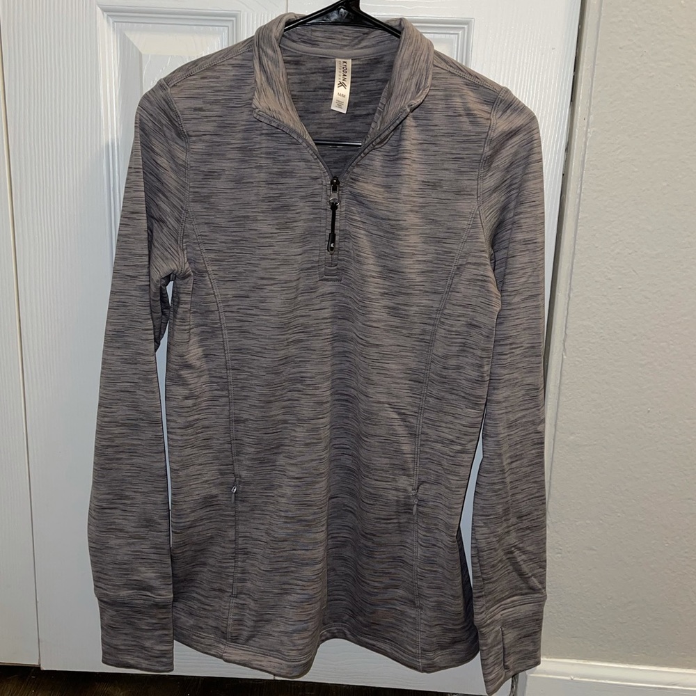 Kyodan Grey Zip up Longsleeve